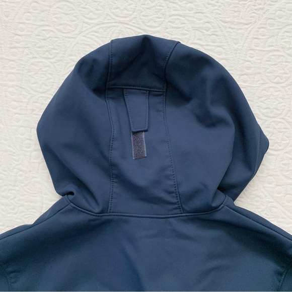 Columbia Men's Ascender Hooded Soft Shell Jacket, Navy Blue - Picture 6 of 9